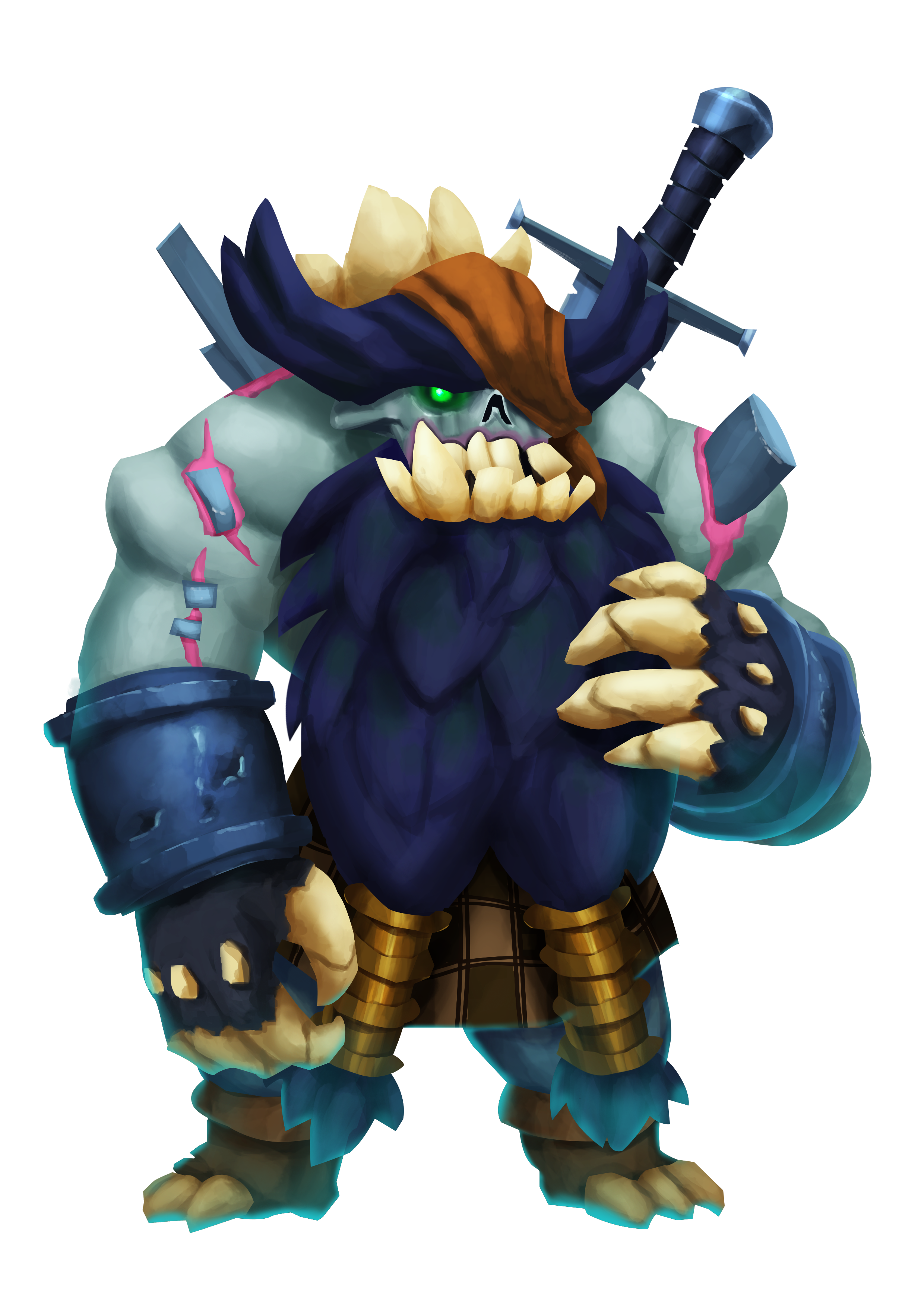 Ironjaw pirate captain character - Pocket Royale open world PvP mobile game